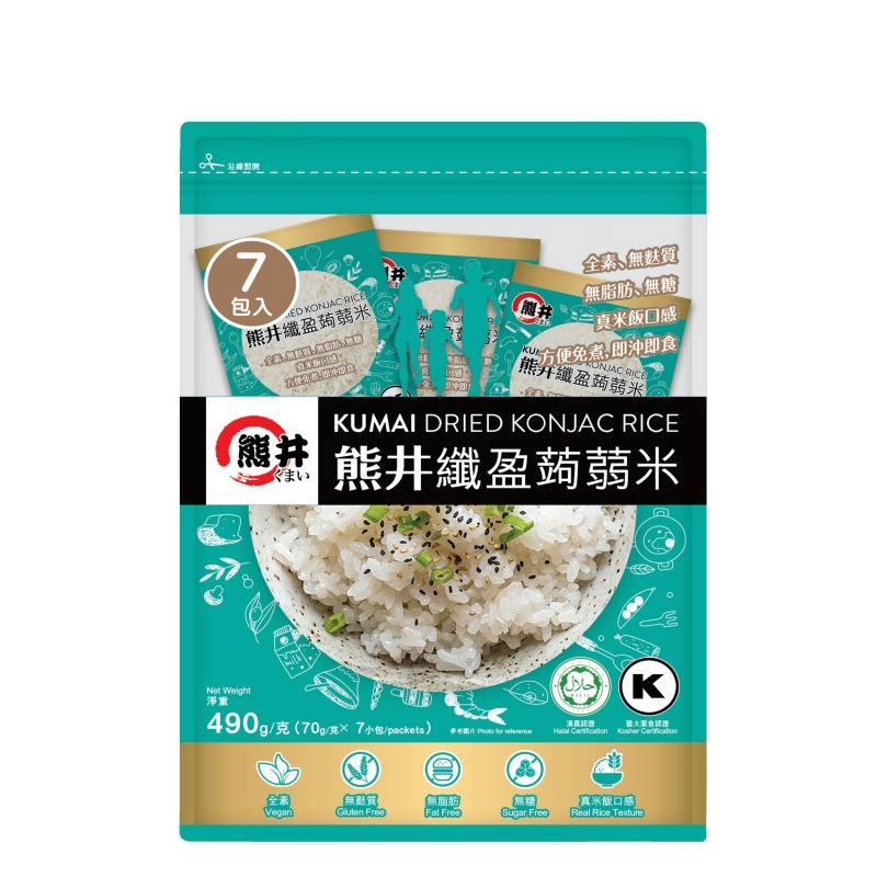 Kumai Dried Konjac Rice 490g